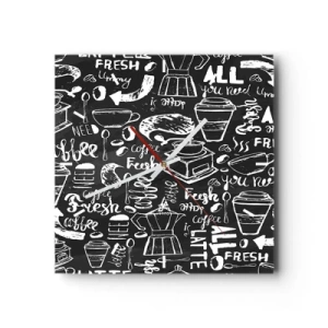 Nástěnné hodiny - All you need is… - 30x30 cm