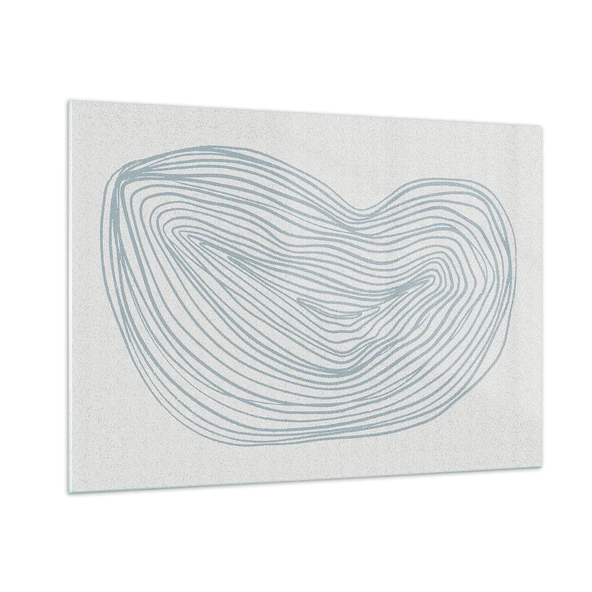 Obraz na skle - Úsměv kapky - 100x70 cm