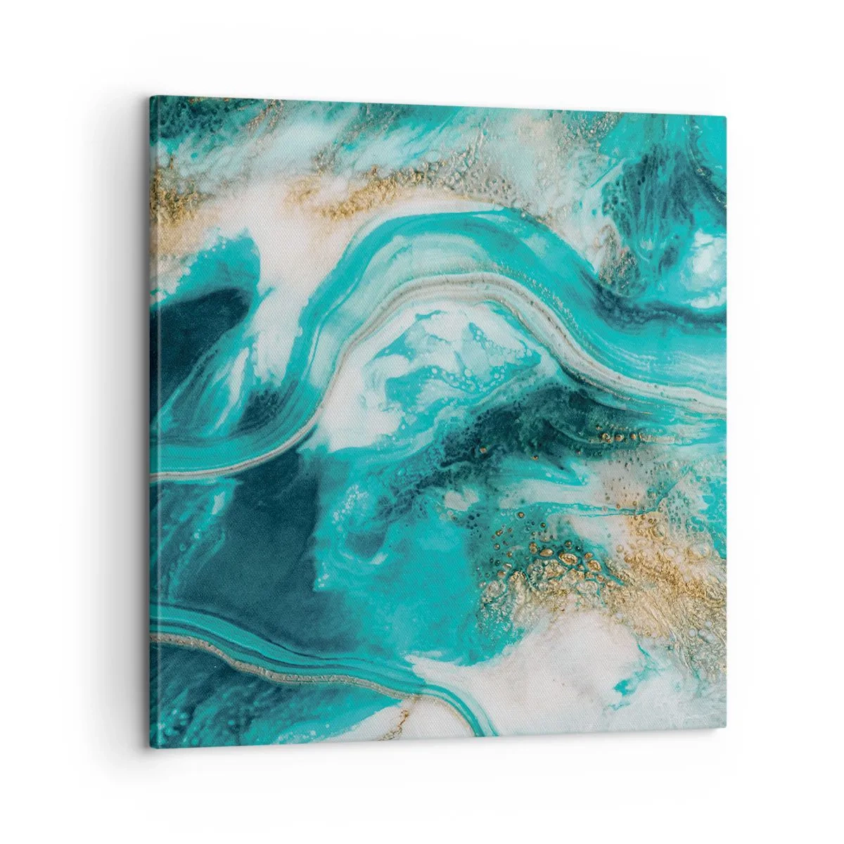 Obraz na plátně - Řeka zlata - 60x60 cm