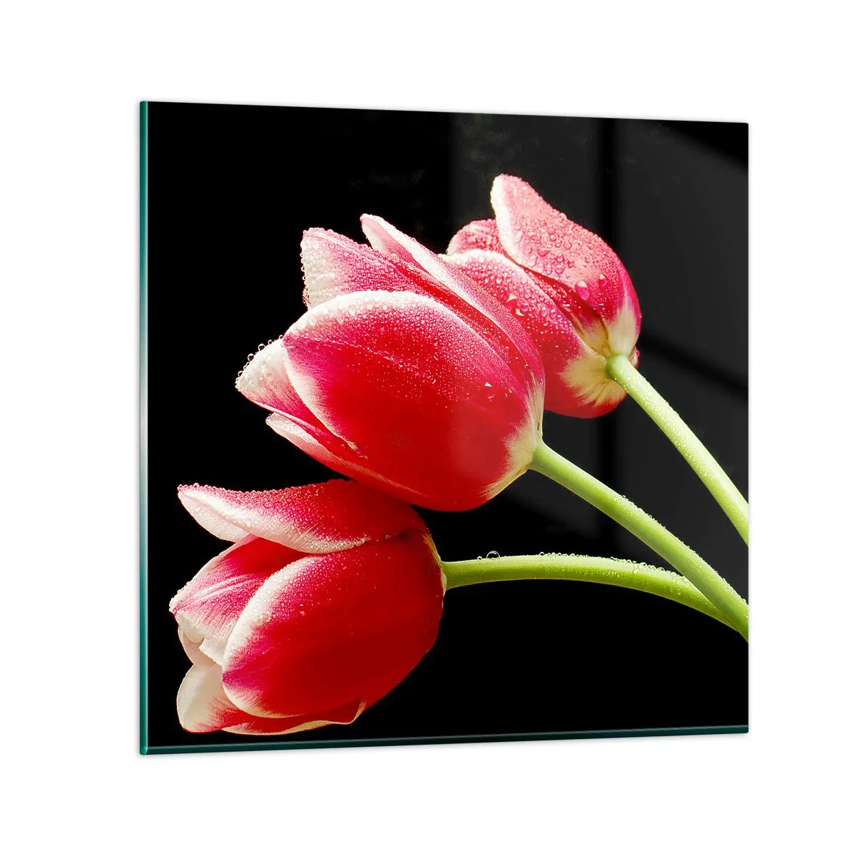 Obraz na skle - Slib čisté lásky - 60x60 cm