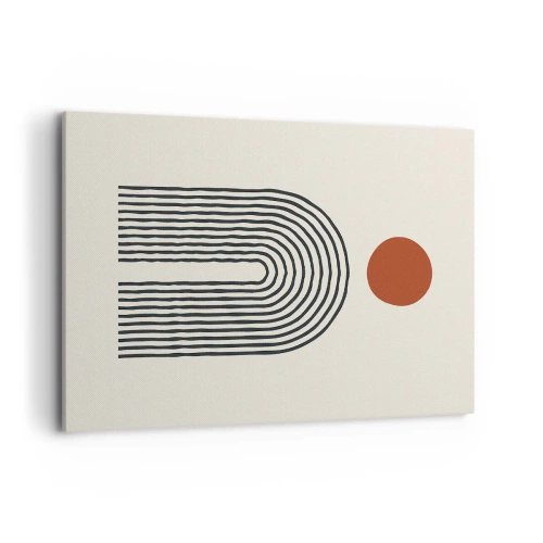 Obraz na plátně - Magnetismus tvarů a barev - 100x70 cm