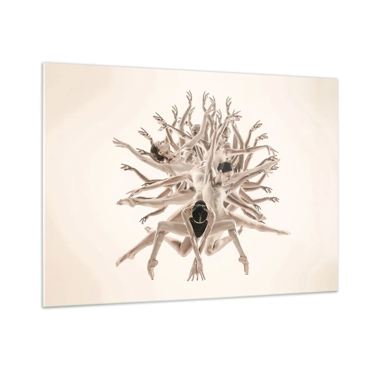 Obraz na skle - Rozkvět v tanci - 100x70 cm