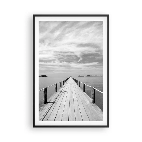 Plakát v černém rámu - Co takhle cesta… - 61x91 cm