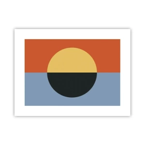 Plakát - Kompozice tepla a chladu - 40x30 cm