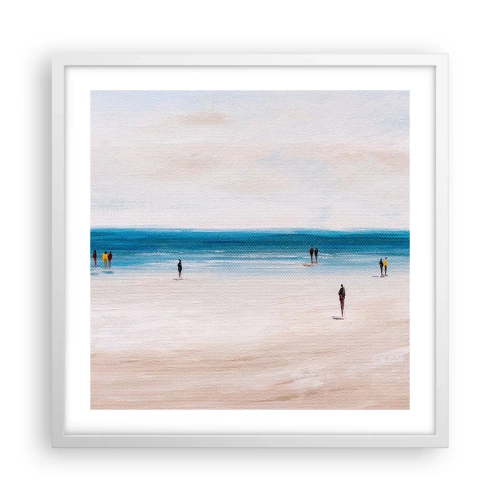 Plakát v bílém rámu - Přirozená potřeba - 50x50 cm