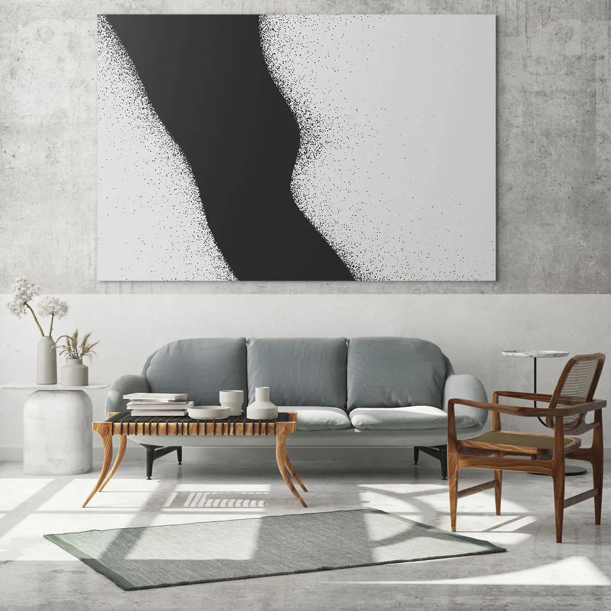 Obraz na skle - Plynulá rovnováha - 120x50 cm
