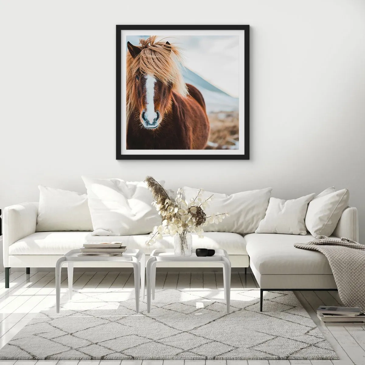 Plakát v černém rámu - Cítíš svobodu? - 50x50 cm