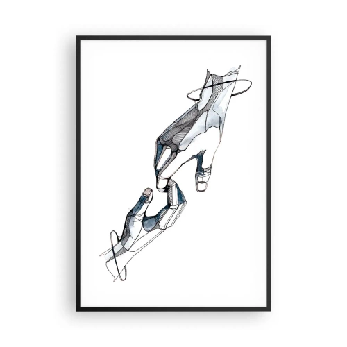 Plakát v černém rámu - Dobré gesto - 70x100 cm