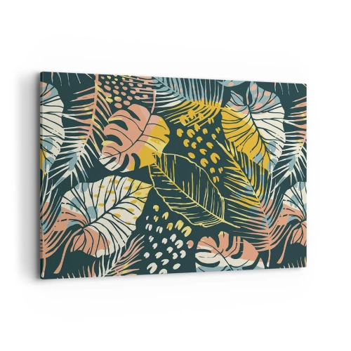 Obraz na plátně - Listová fantazie - 100x70 cm
