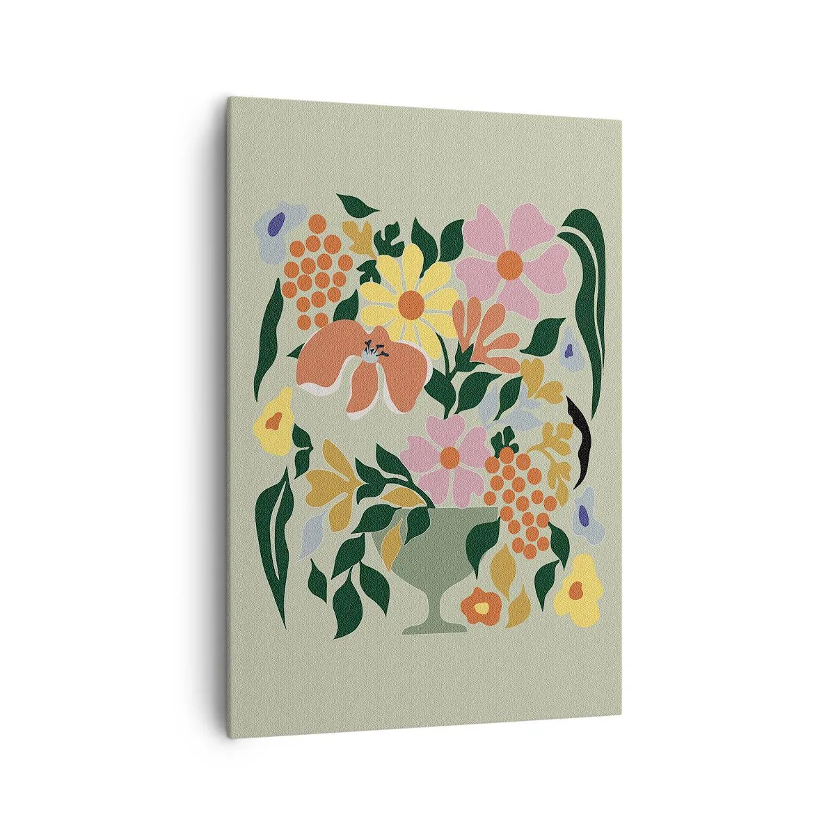 Obraz na plátně - Kytice překypující životem - 70x100 cm