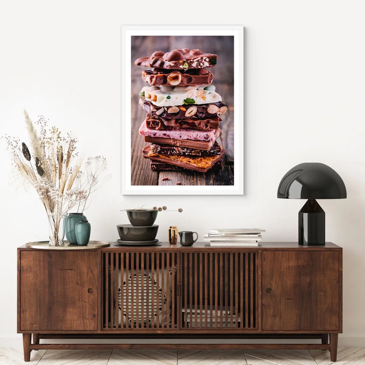 Plakát v bílém rámu - Rozkošná perspektiva - 70x100 cm