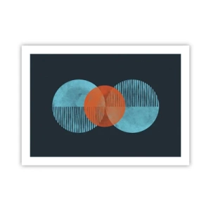 Plakát - Symetrická kompozice - 70x50 cm
