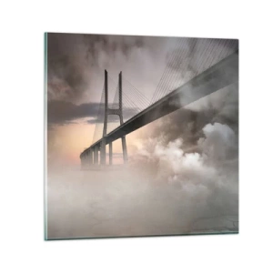 Obraz na skle - U řeky, která není - 70x70 cm