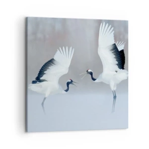 Obraz na plátně - Tanec v mlze - 50x50 cm