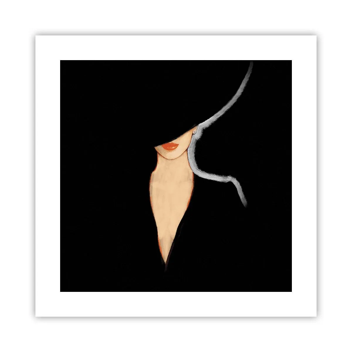 Plakát - Elegance a styl - 40x40 cm