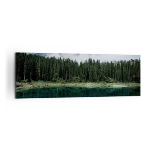 Obraz na plátně - Tiše, tiše, neprobuďme spící vodu…. - 160x50 cm