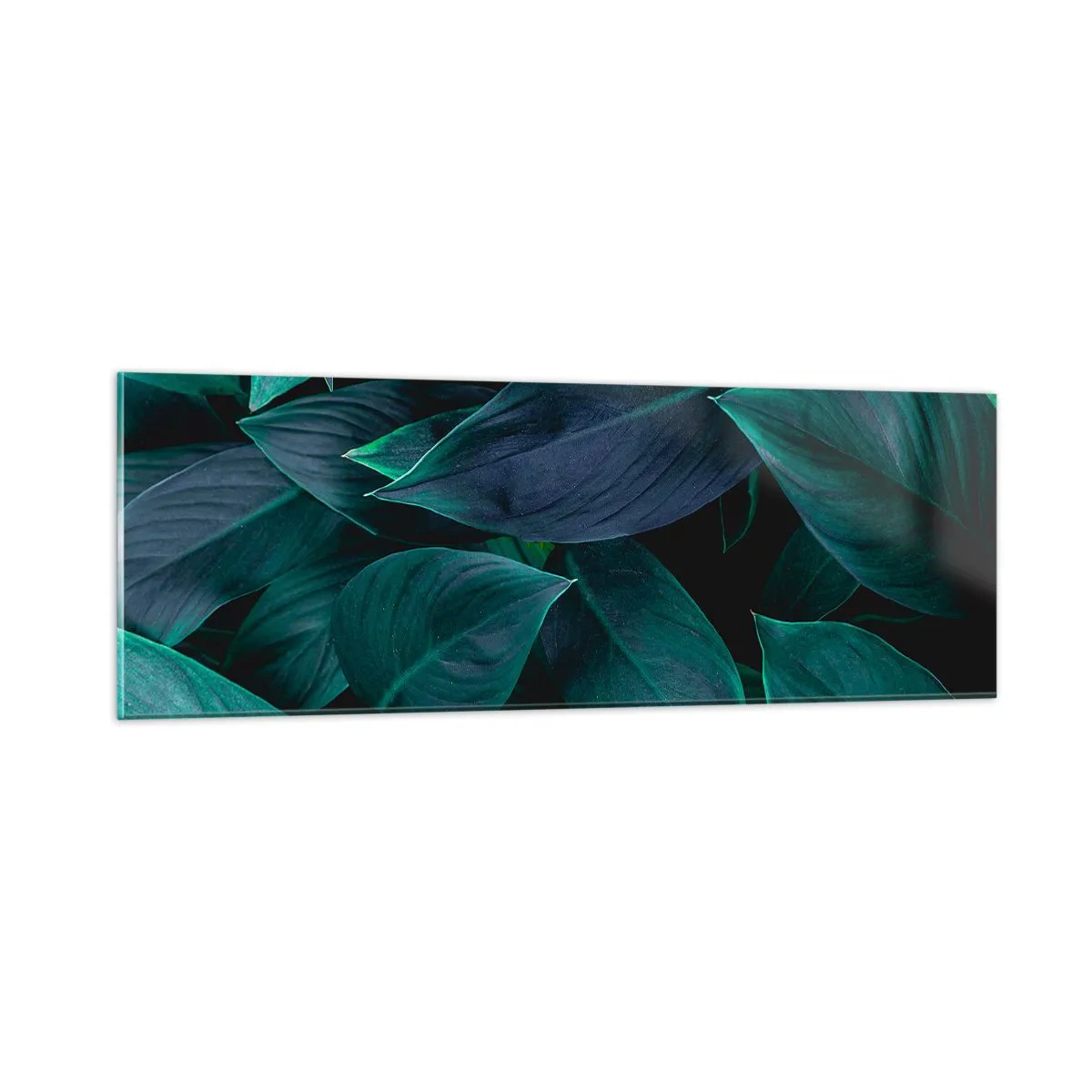 Obraz na skle - Zeleň sama o sobě - 90x30 cm