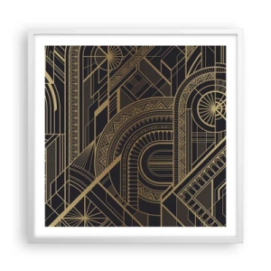 Plakát v bílém rámu - Koncepty, nápady, plány - 60x60 cm