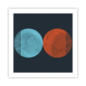 Plakát - Pouze geometrie? - 50x50 cm