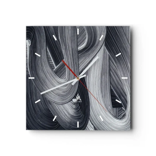 Nástěnné hodiny - Plynulost reality - 30x30 cm