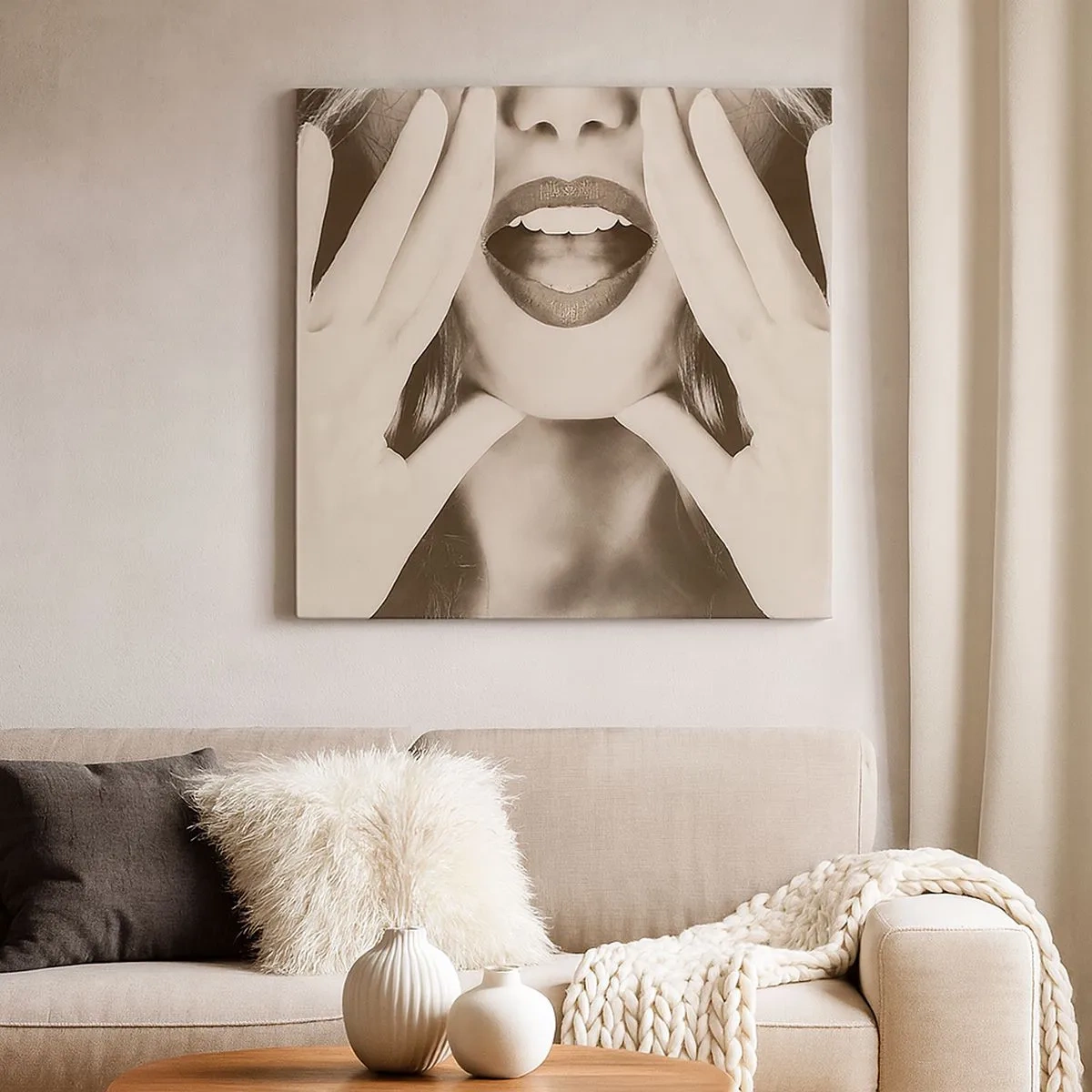 Obraz na plátně - Už jdu! - 30x30 cm