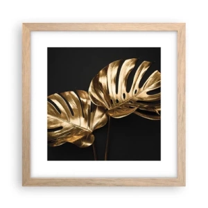 Plakát v rámu světlý dub - Poklady přírody - 30x30 cm