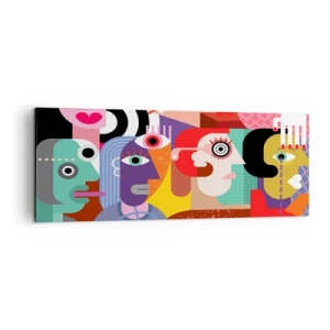 Obraz na plátně - My od pána Picassa - 140x50 cm