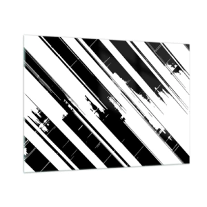 Obraz na skle - Intenzivní a dynamická kompozice - 100x70 cm