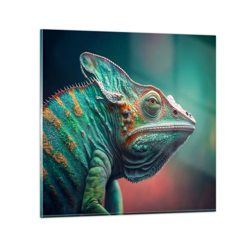 Obraz na skle - Vidíš mě? To není dobré… - 30x30 cm