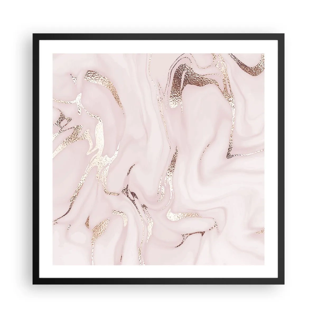 Plakát v černém rámu - V růžovém šílenství - 60x60 cm