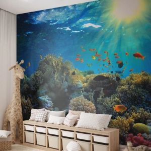 Fototapeta Standard Eco - Podvodní poklady - korálový útes, Oceán, Námořní - 200x140 cm