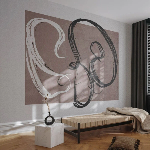 Fototapeta Premium Canvas - Kompozice – hledání úplnosti - Minimalismus, Kus, Abstrakce - 250x175 cm