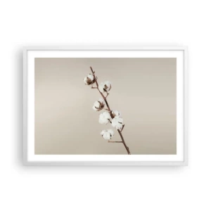 Plakát v bílém rámu - U zdroje měkkosti - 70x50 cm