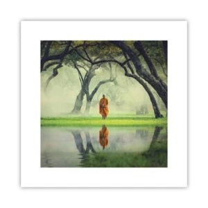 Plakát - Na cestě k osvícení - 30x30 cm