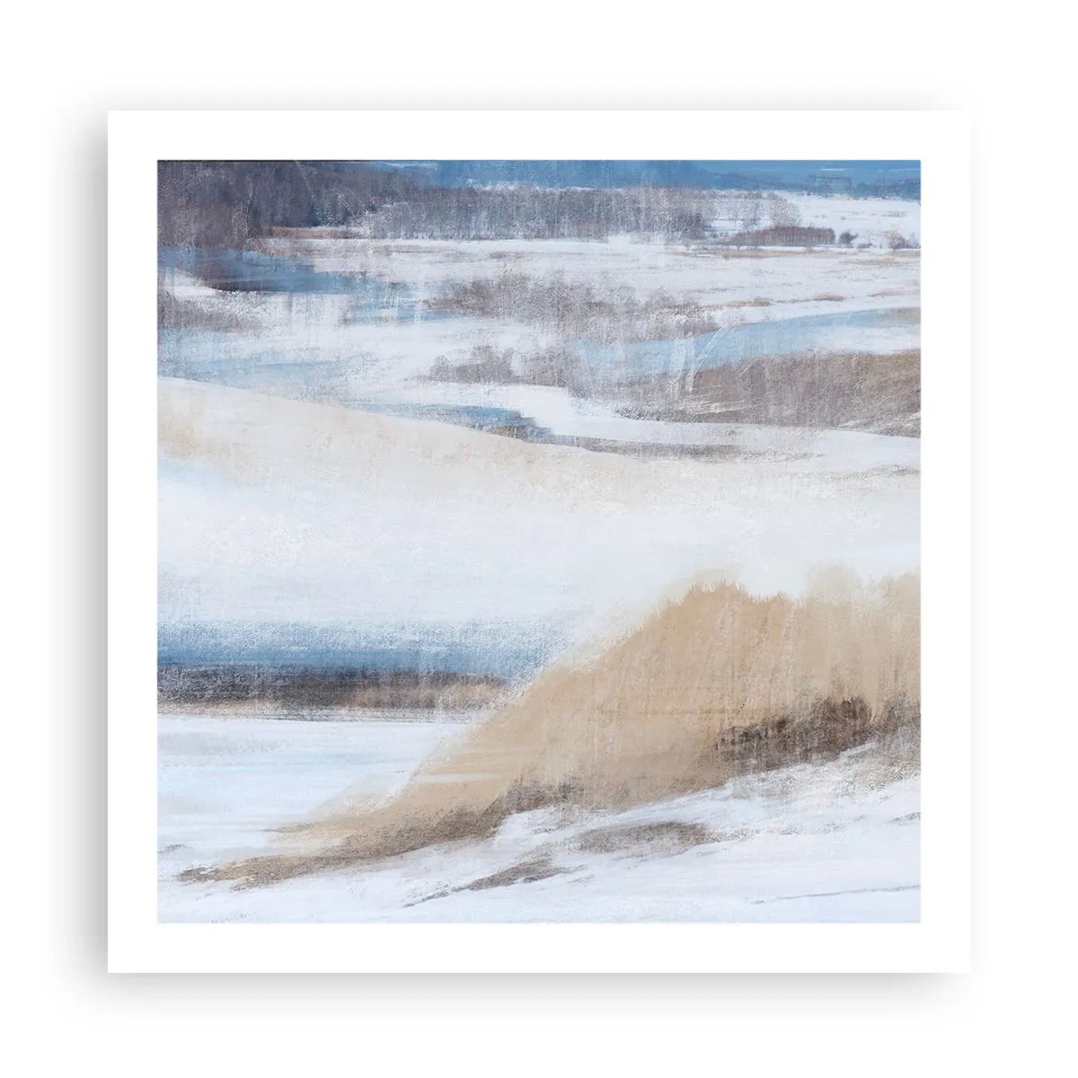 Plakát - Zimní kompozice - 60x60 cm