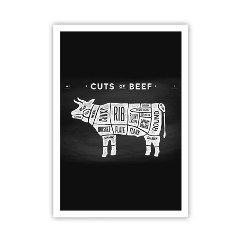 Plakát - Slabikář řezníka - 70x100 cm