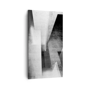 Obraz na plátně - Struktura prostoru - 45x80 cm