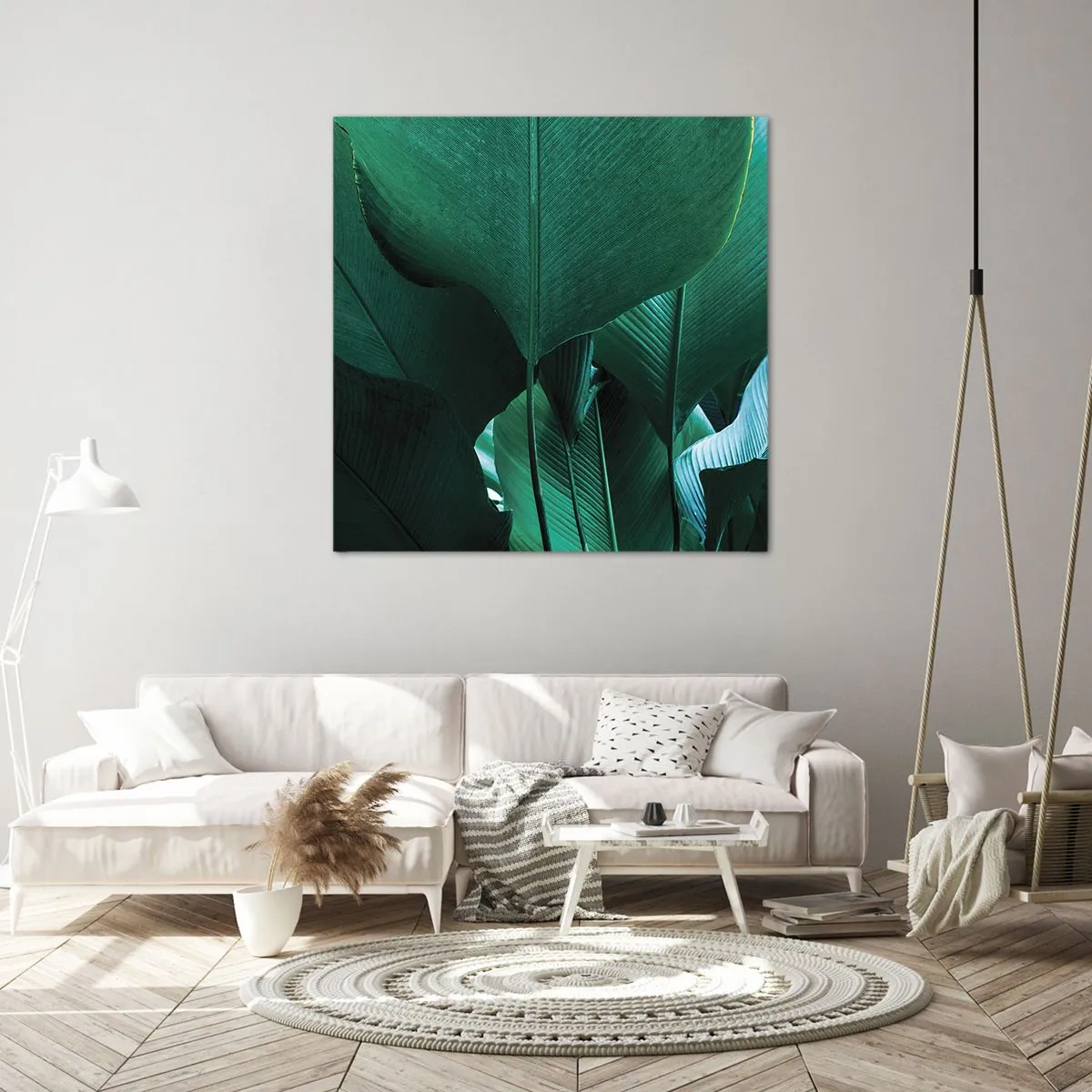 Obraz na plátně - Obrácené ke světlu - 50x50 cm