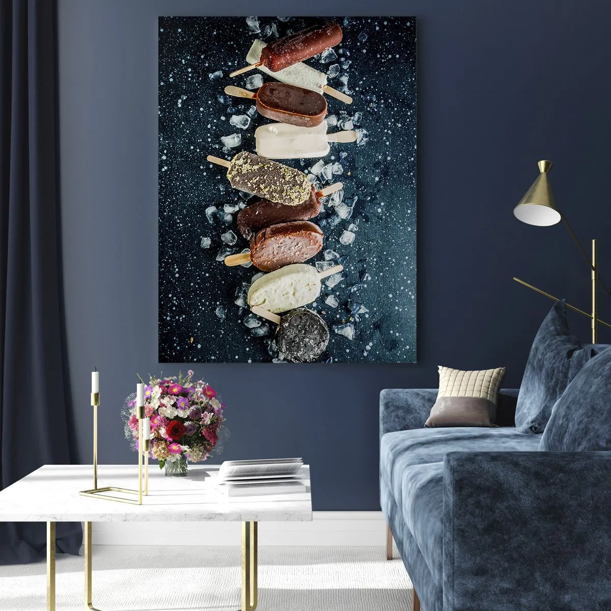 Obraz na skle - Chuť horkého léta - 80x120 cm