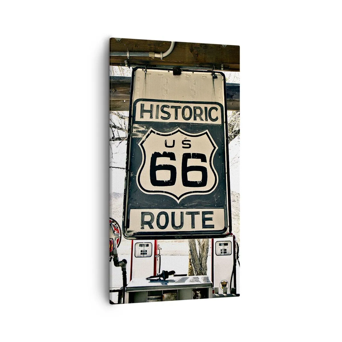 Obraz na plátně - Americká retro cesta - 55x100 cm