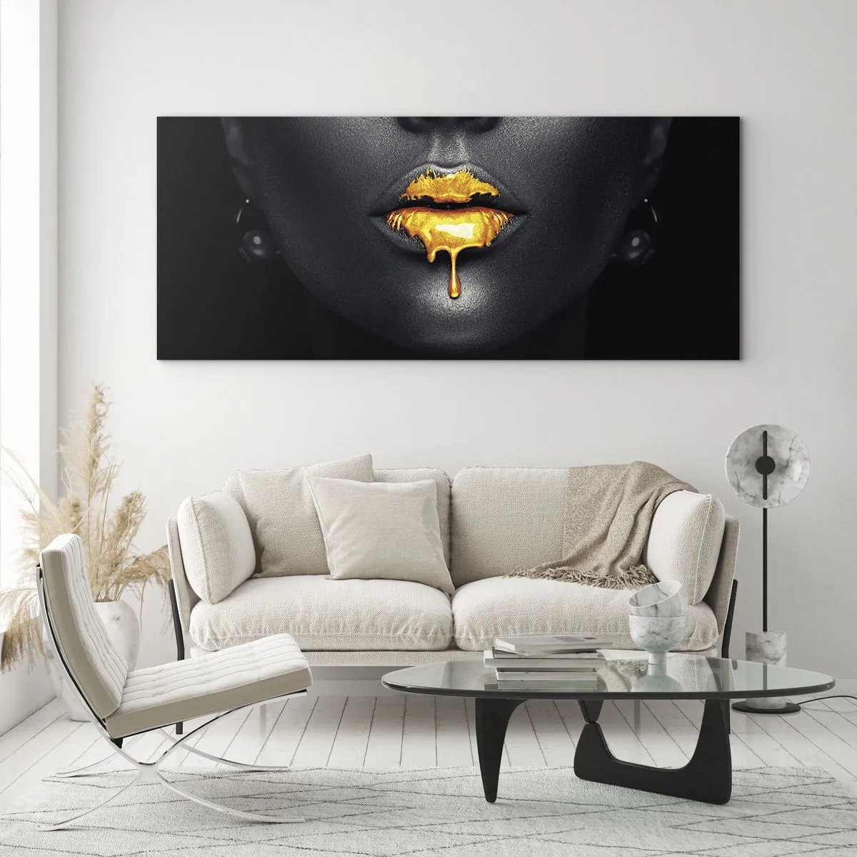 Obraz na skle - Zlatoústá - 100x40 cm