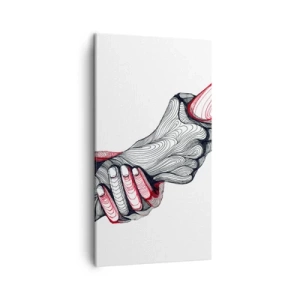 Obraz na plátně - Jste v dobrých rukou - 45x80 cm