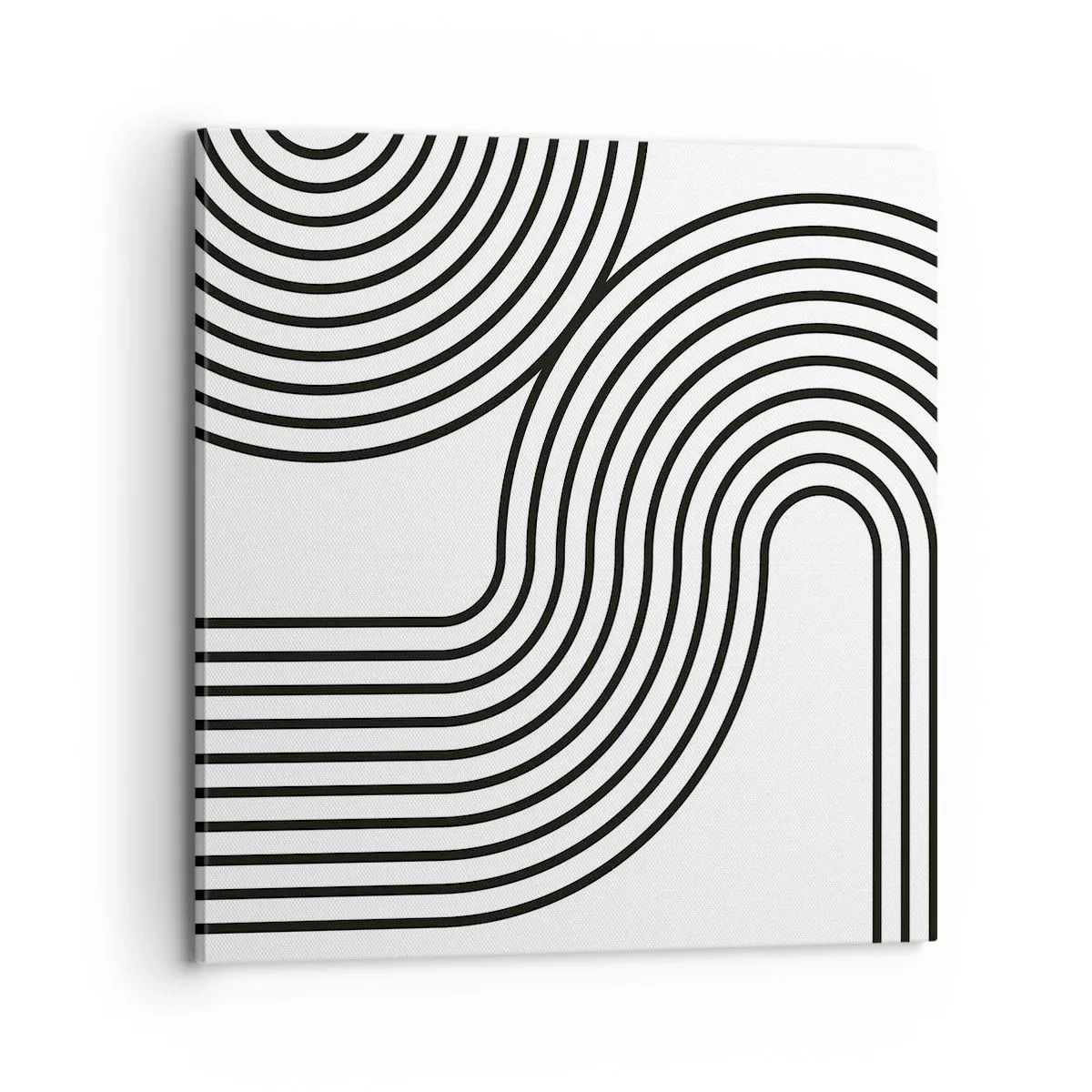 Obraz na plátně - V zatáčce - 70x70 cm