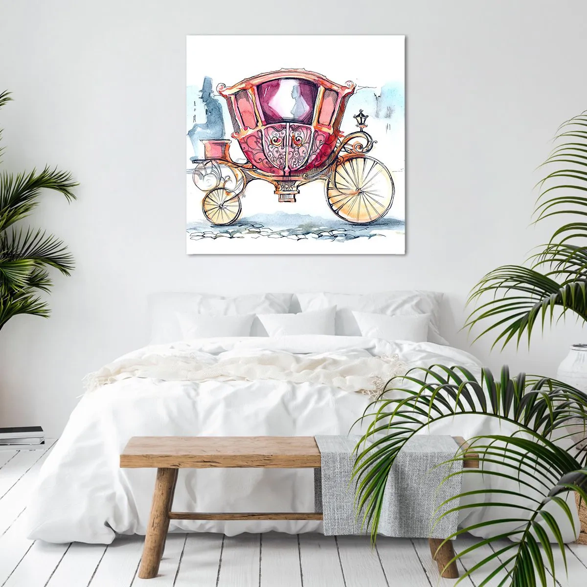 Obraz na plátně - Na svatbu nebo na ples? - 70x70 cm