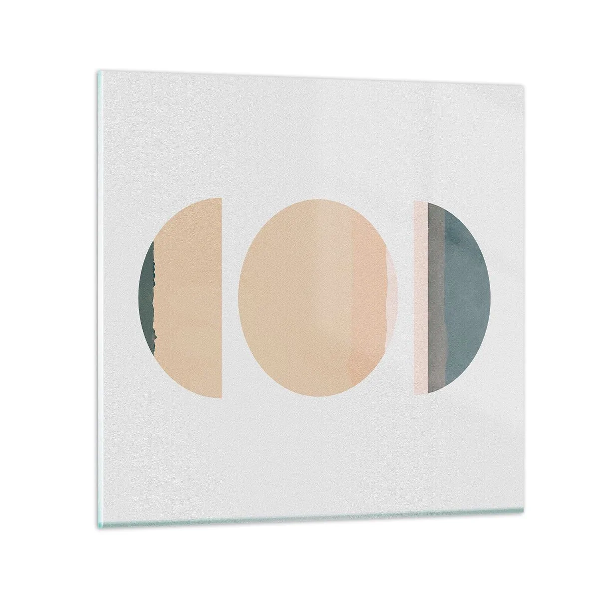 Obraz na skle - Kruh za kruhem - 70x70 cm