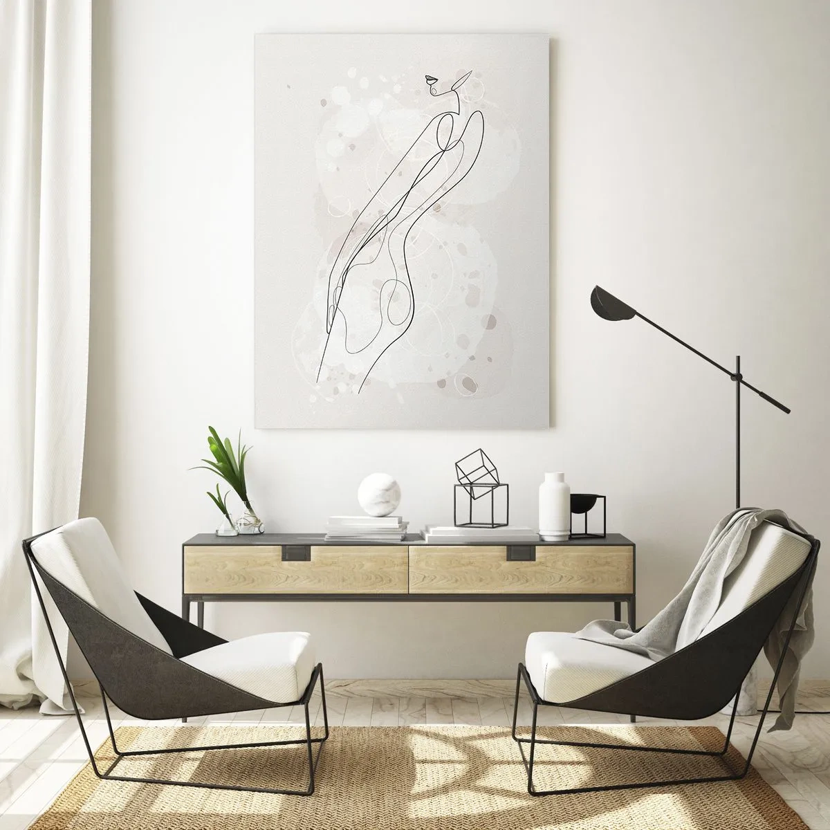 Obraz na skle - Zabloudit pohledem - 50x70 cm