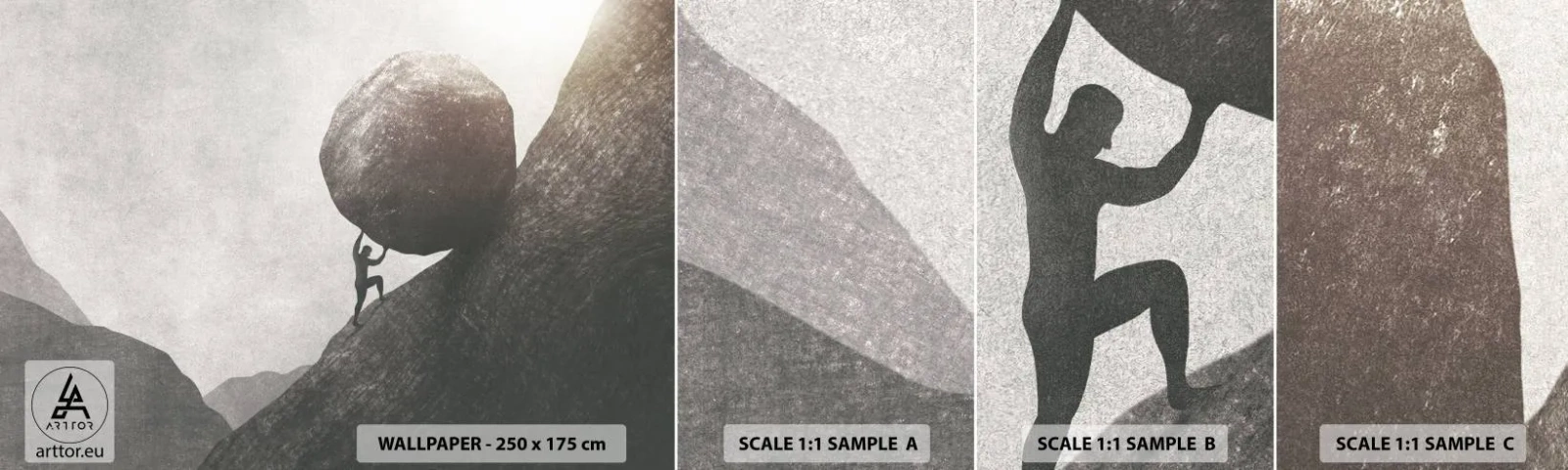 Vzor Fototapety Samolepicí Deluxe Sticker - Věřím, proti vší naději - Abstrakce, Kus, Platnost - 100x30 cm