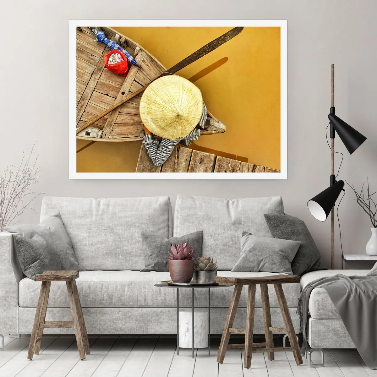 Plakát - Život na žluté řece - 70x50 cm