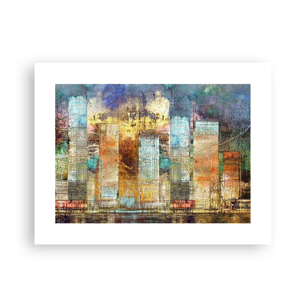 Plakát - Prosluněná metropole - 40x30 cm