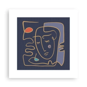 Plakát - V zádumčivosti - 30x30 cm